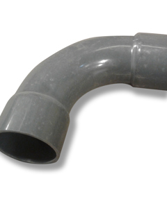 Bogen 90° PVC 90mm 2x Klebemuffe ND10